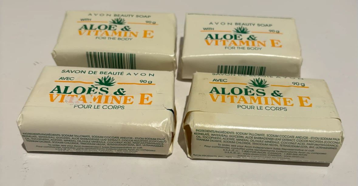 Avon Beauty Soap with Aloe & Vitamin E (4 bars) - photo 3