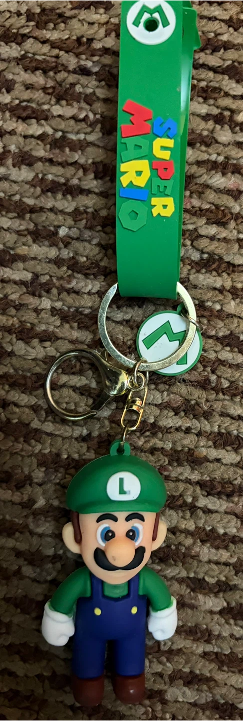 Super Mario Luigi Keychain