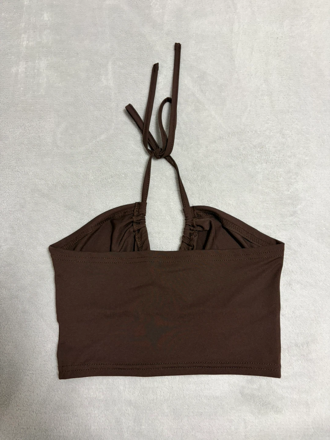 Brown Halter Crop Top - photo 2