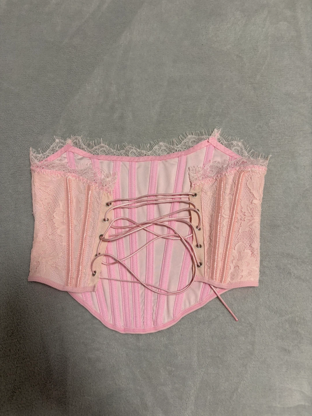 Pink Lace Corset Top - photo 2