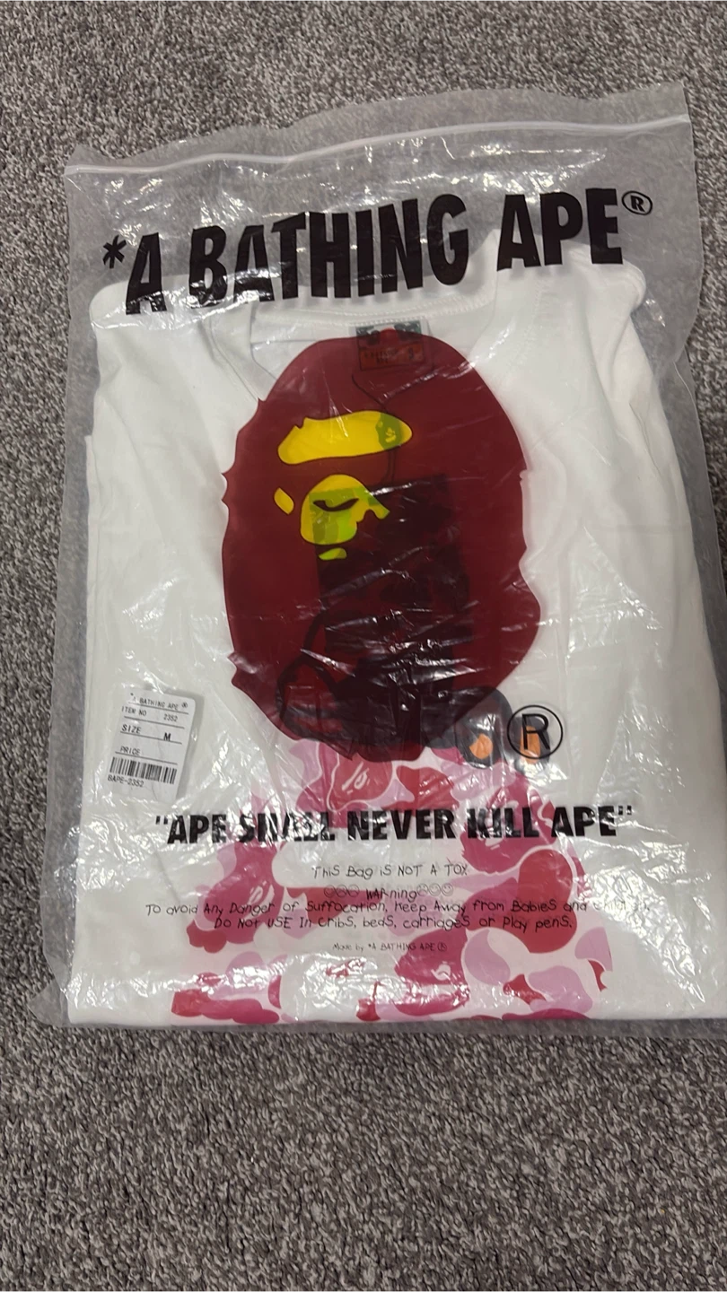BAPE ABC CAMO PINK COLOR WAY SHIRT - photo 5