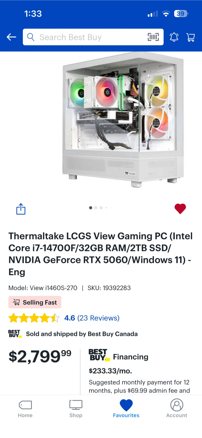 I7 14700f 32B DDR5 ram with 2 tb storage pc - photo 3