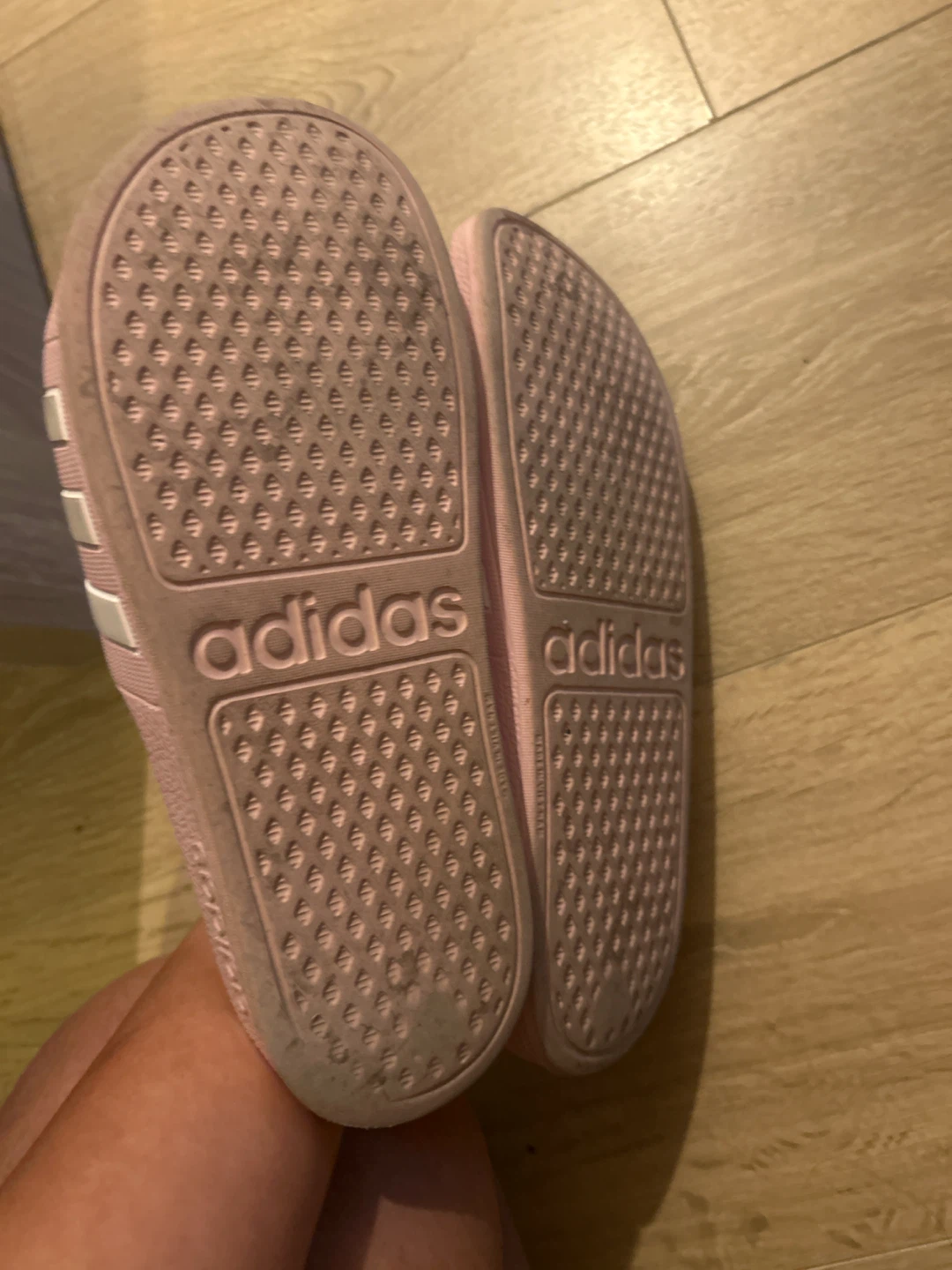 Pink Adidas Slides - Size 6 - photo 2