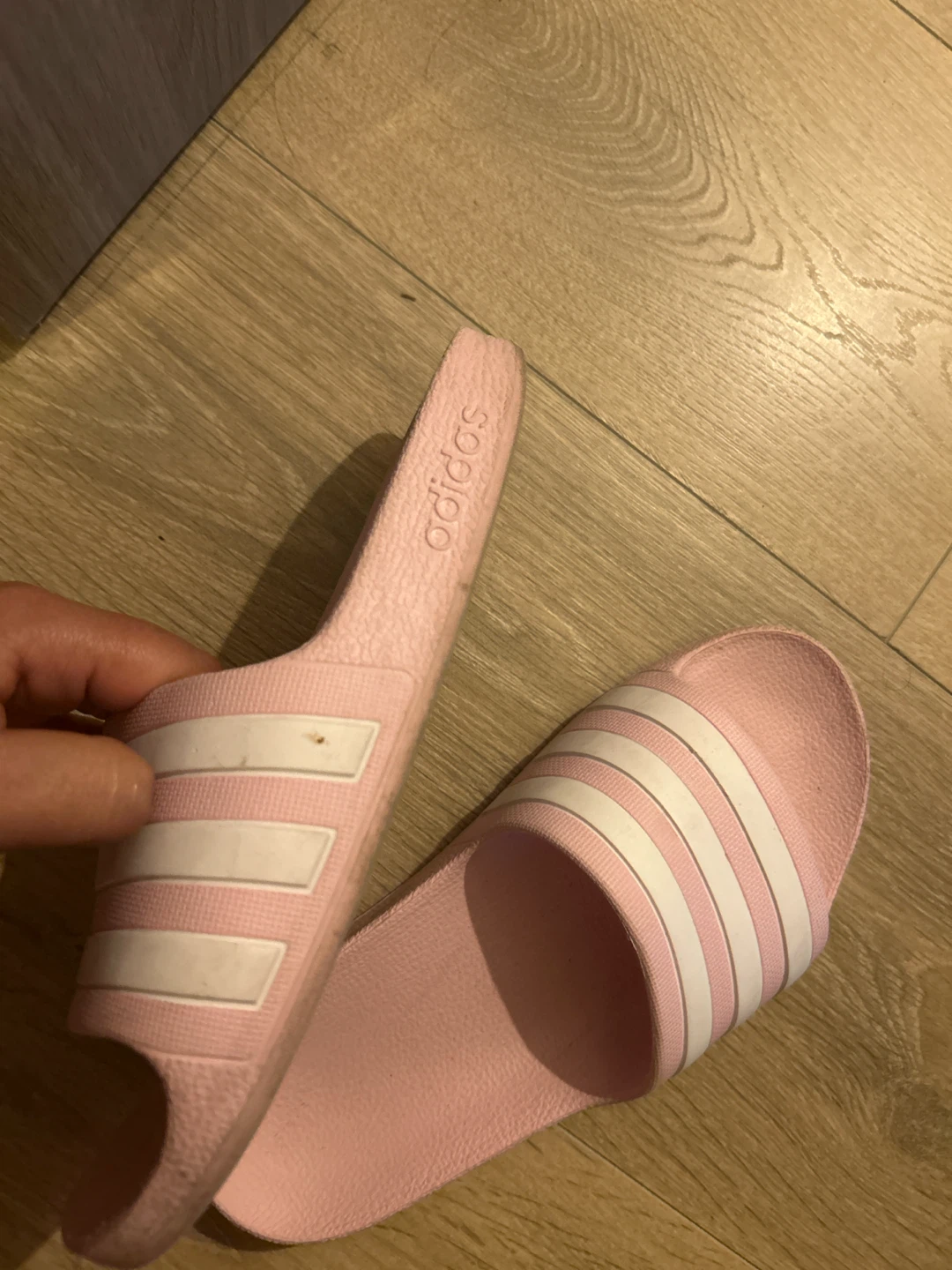 Pink Adidas Slides - Size 6 - photo 3