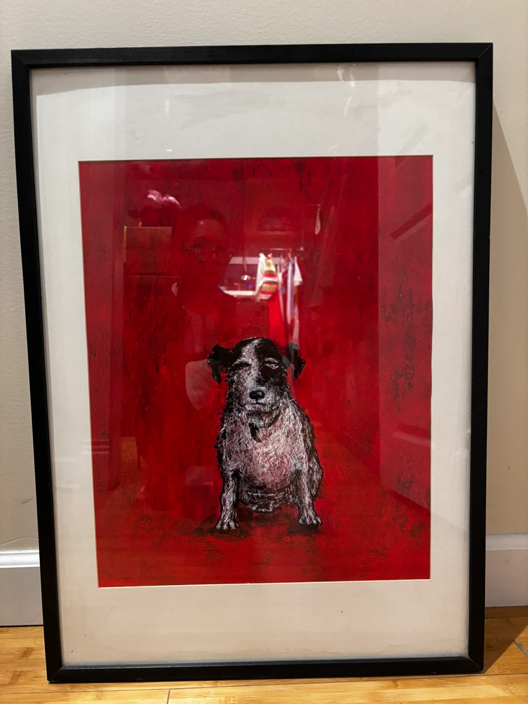 Framed Dog Art Print - photo 2