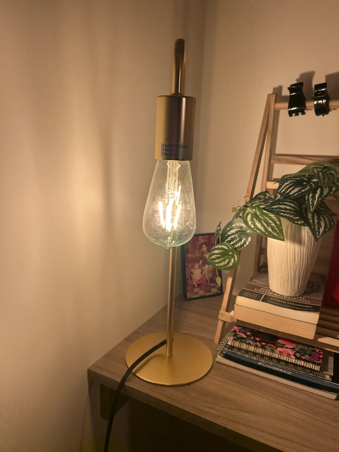 Gold Desk Lamp