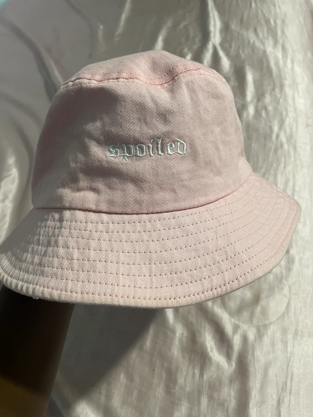 Pink "spoiled" Bucket Hat