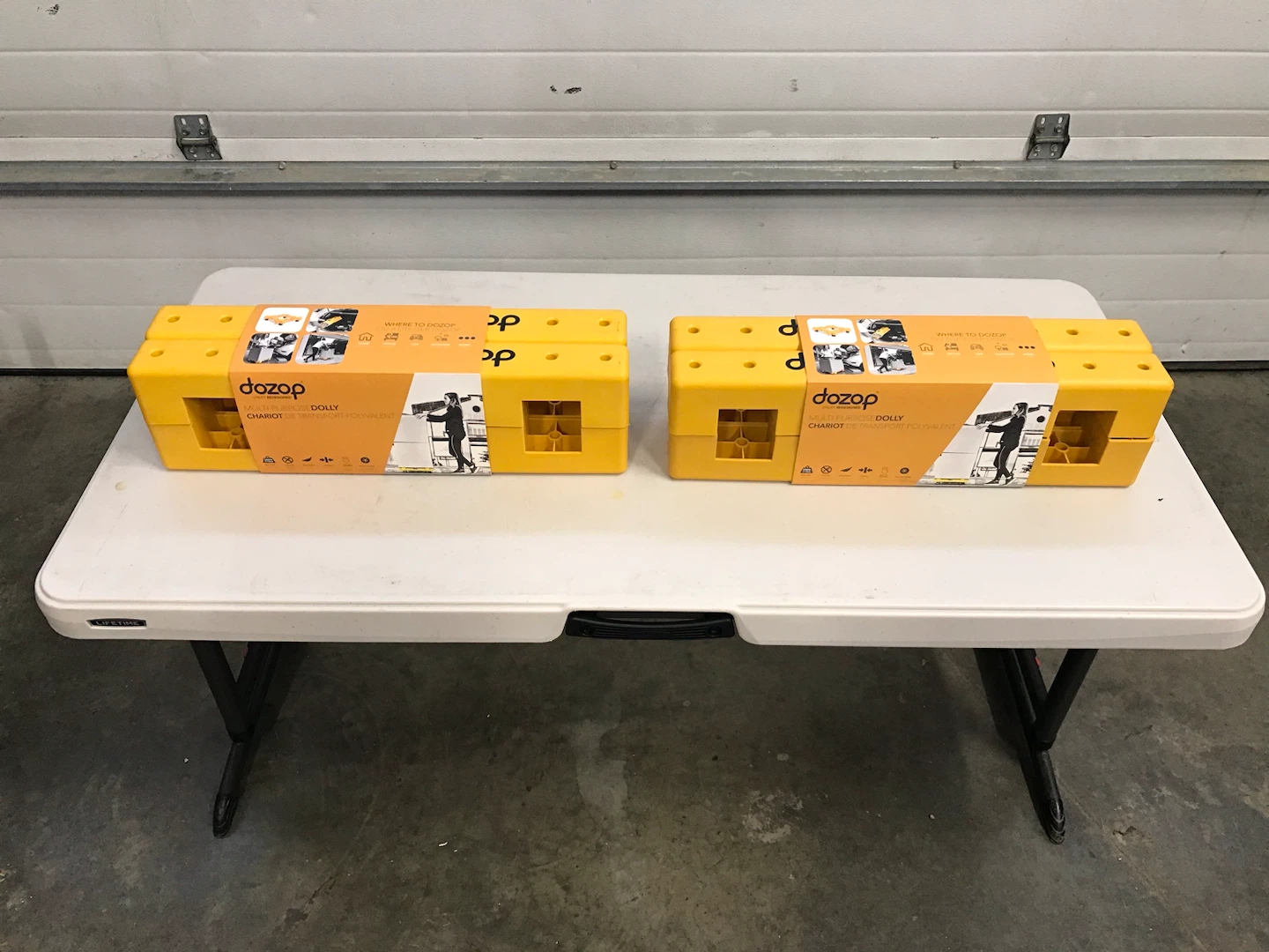 Dozop Dolly Set - Yellow -  $60 for the pair