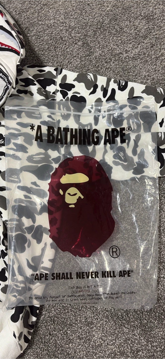A Bathing Ape BAPE Full Zip Hoodie - Camo