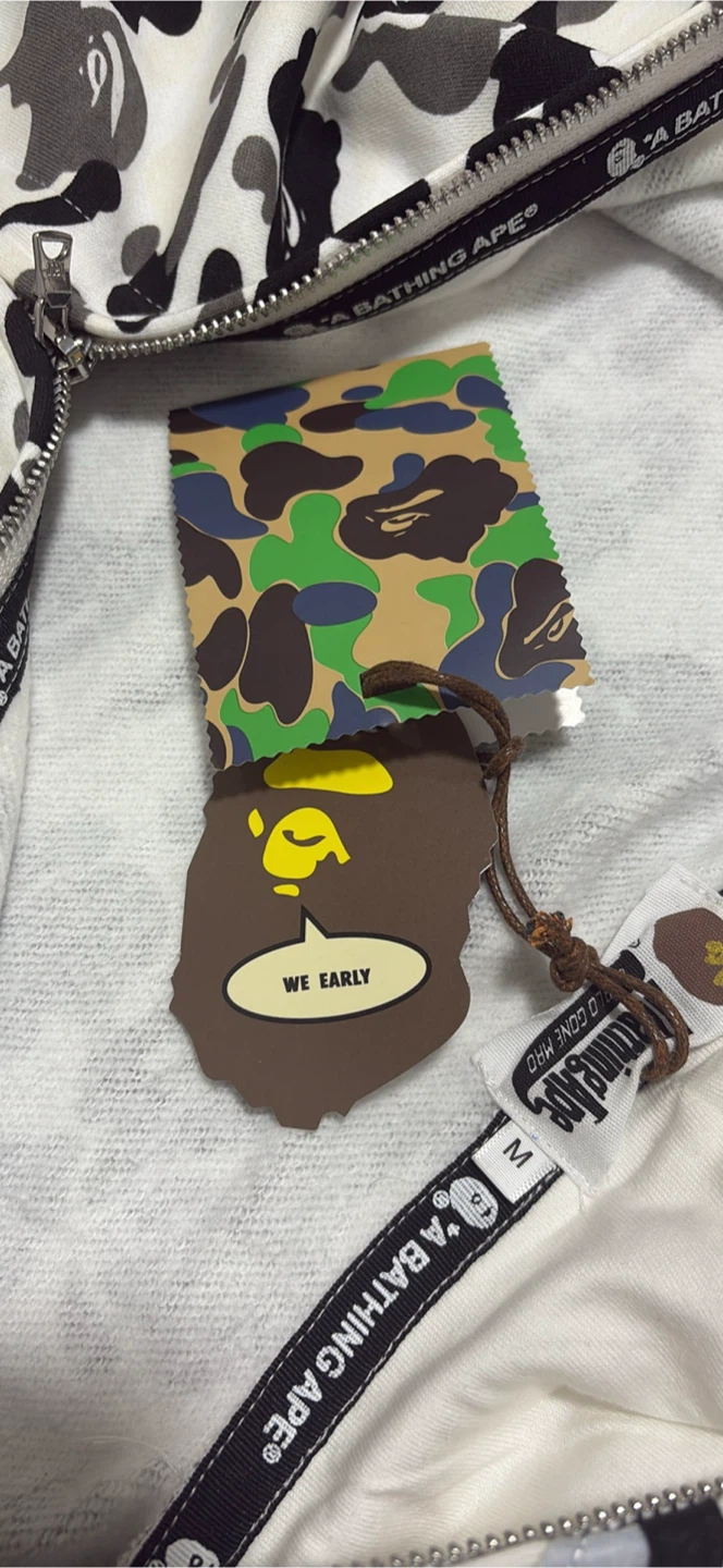 A Bathing Ape BAPE Full Zip Hoodie - Camo - photo 3