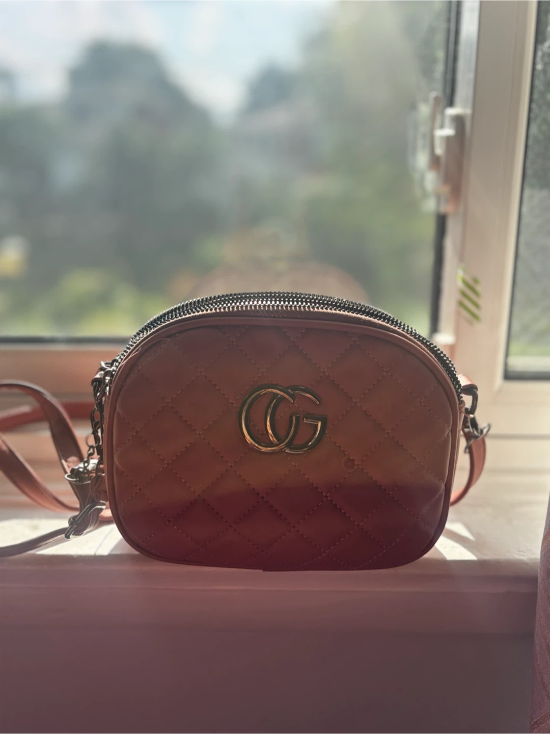 Quilted Crossbody Bag with GG Logo - photo 4