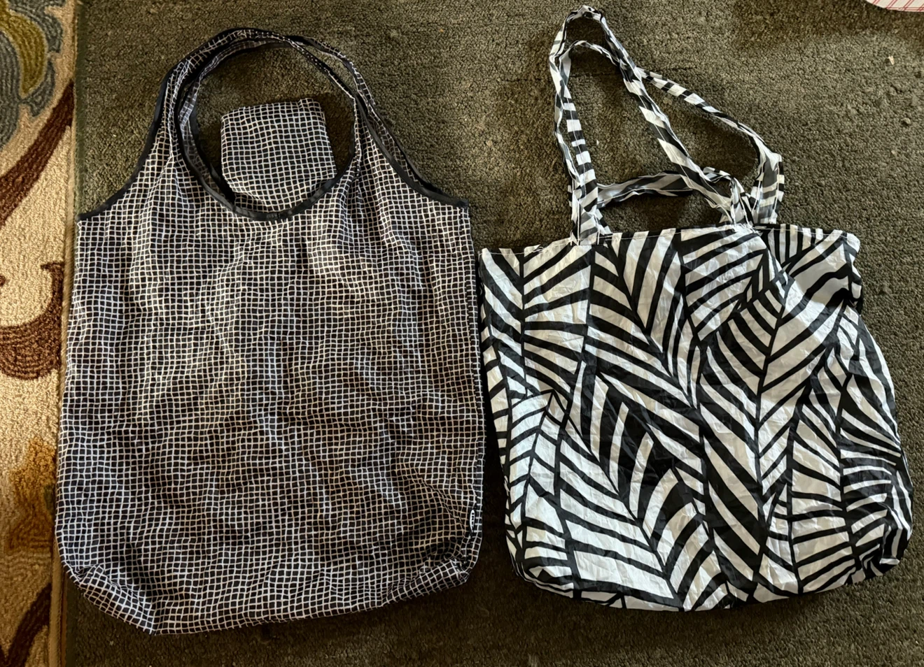 Reusable Shopping Bags Set. 2 pcs