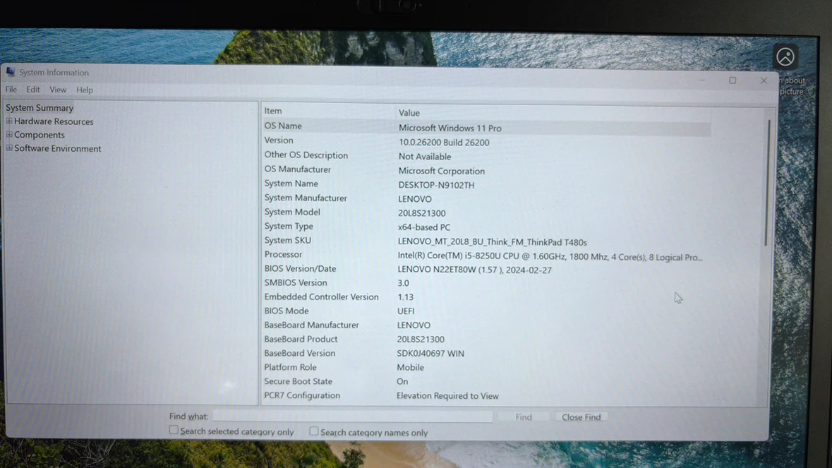 🔥 Lenovo ThinkPad T480s | i5 | 8GB RAM | 256GB SSD 💻 - photo 4