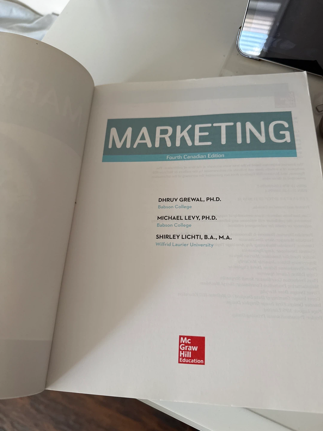 Marketing Fourth Canadian Edition Textbook - photo 2