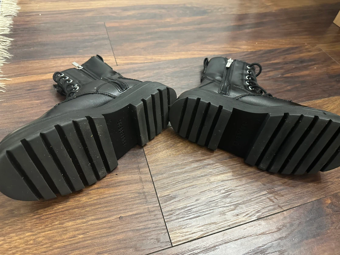 Black Combat Boots - Size 37 - photo 4