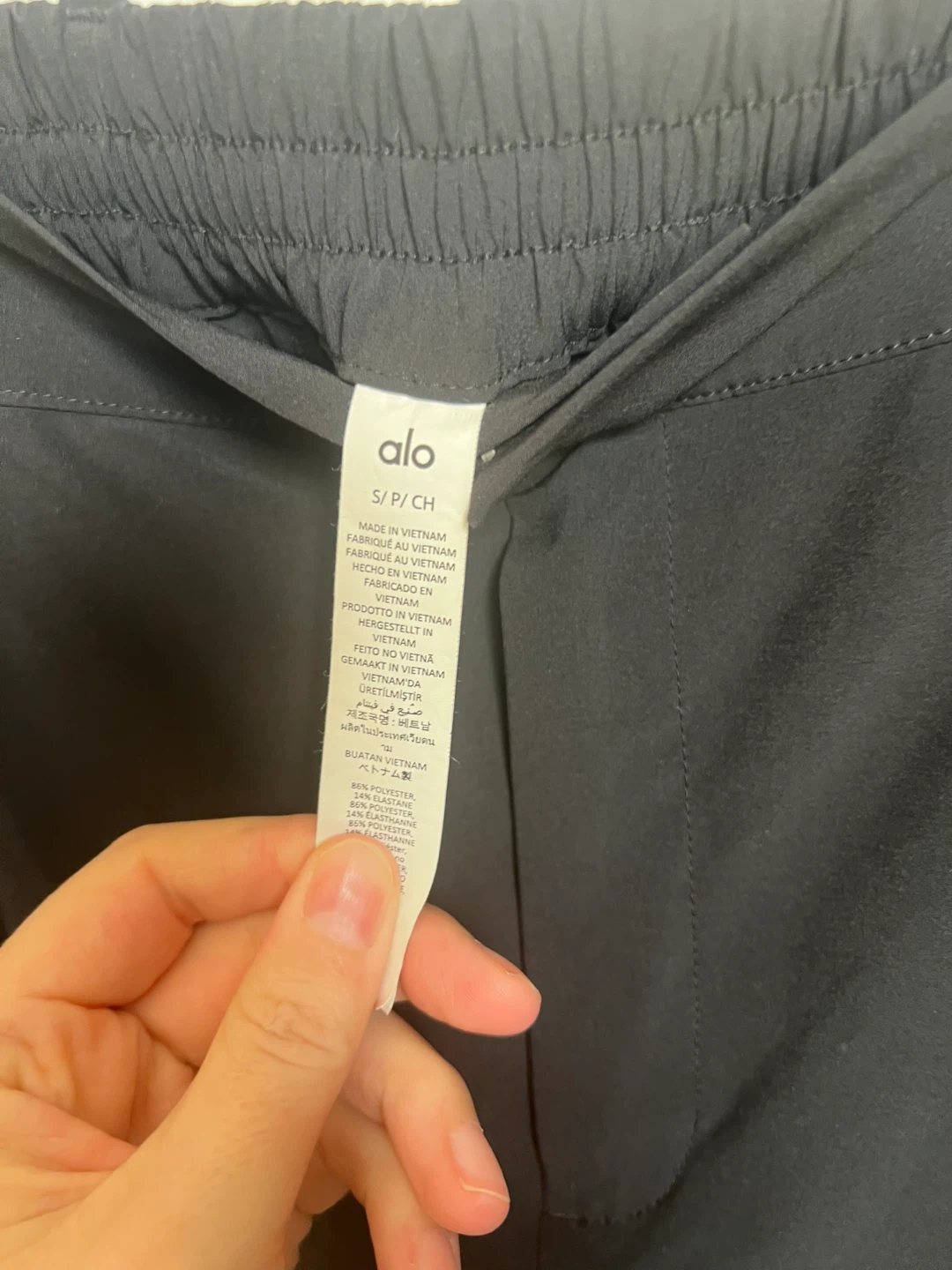 Alo Yoga Wide leg Black Pants size small - photo 2