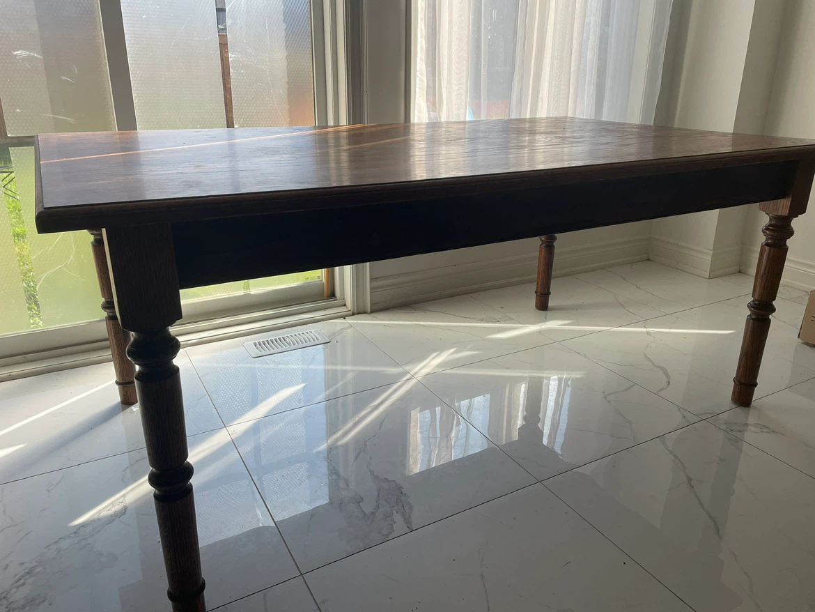 Wooden Dining Table and Chairs Set - photo 3
