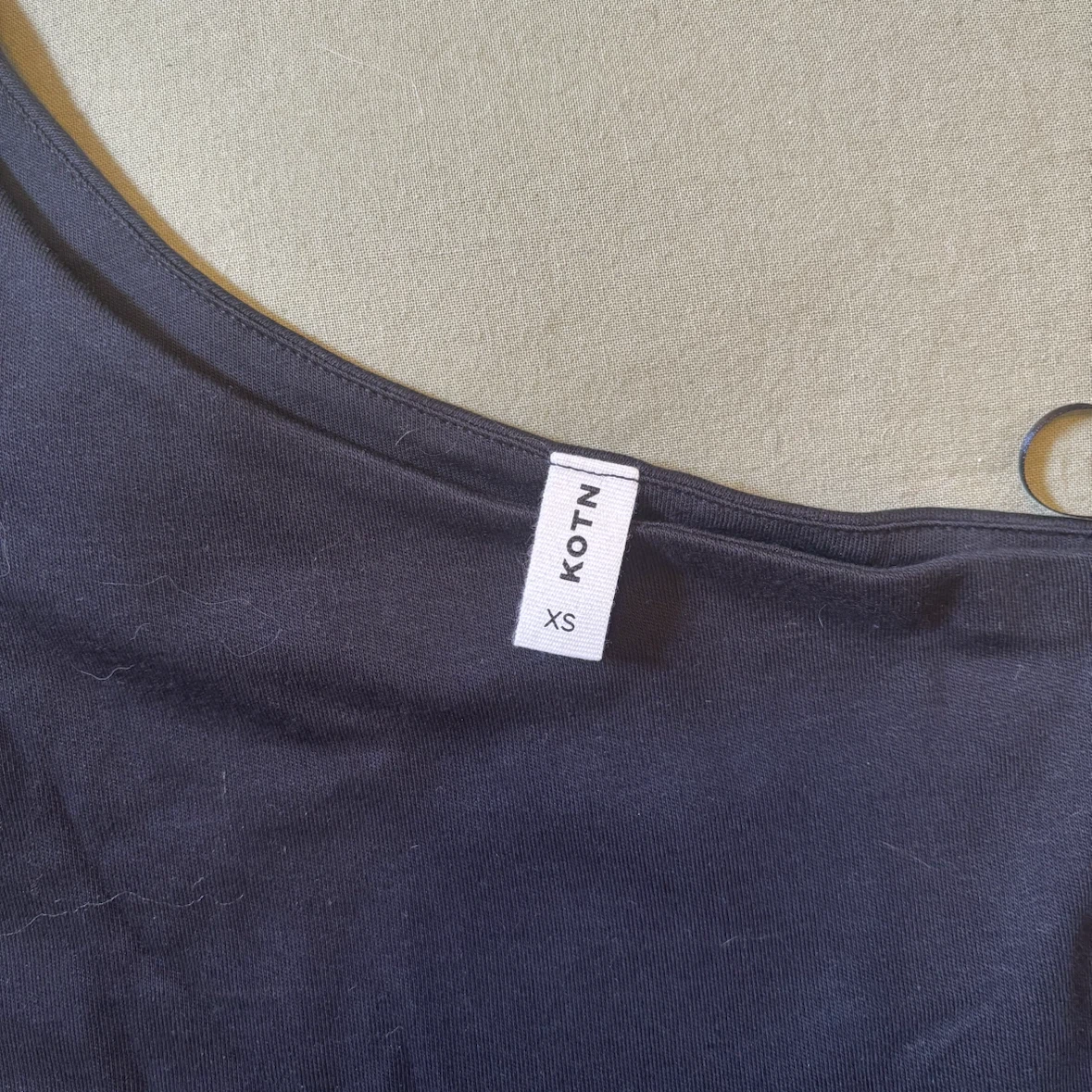 KOTN Black One-Shoulder Long Sleeve Top - photo 2
