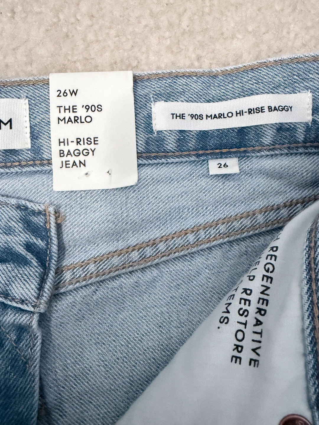Denim Forum The '90s Marlo Baggy Jeans - photo 4