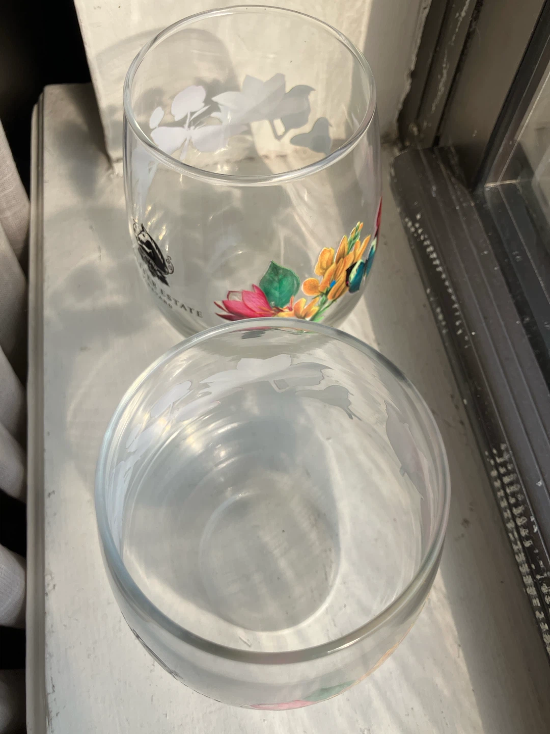 2 stemless wine glasses - photo 4