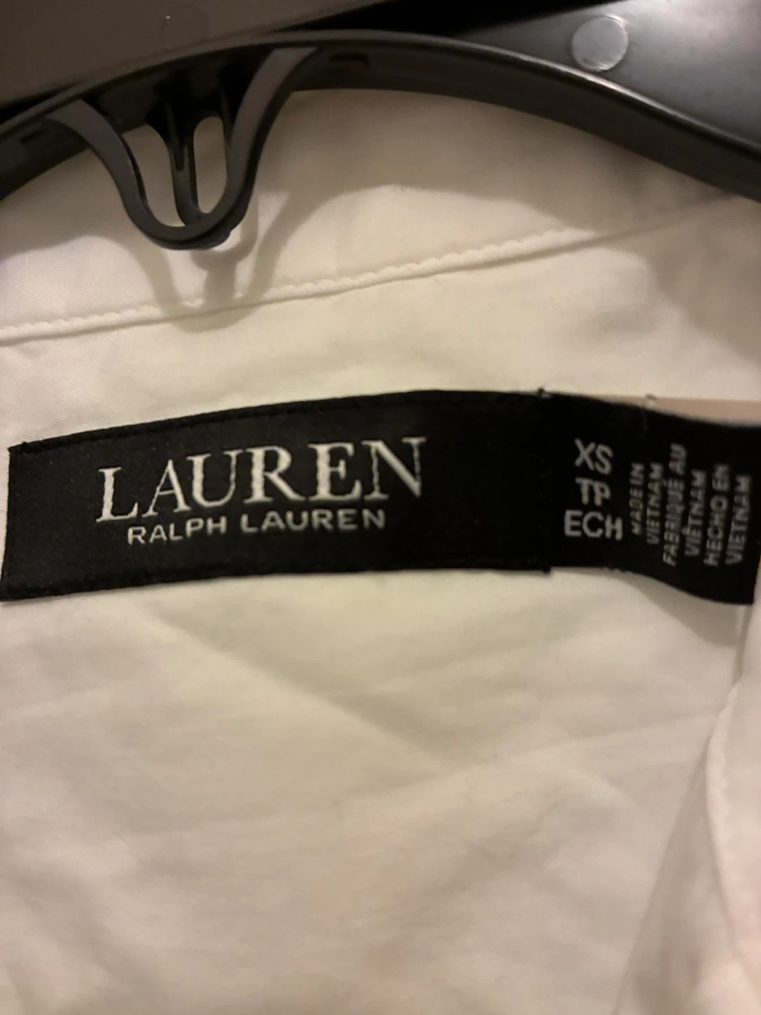 Lauren Ralph Lauren White Button-Up Shirt - XS - photo 3