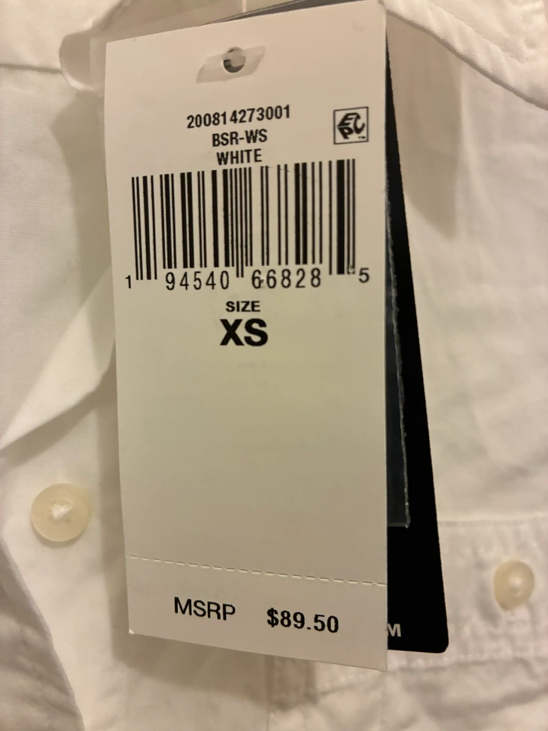 Lauren Ralph Lauren White Button-Up Shirt - XS - photo 4