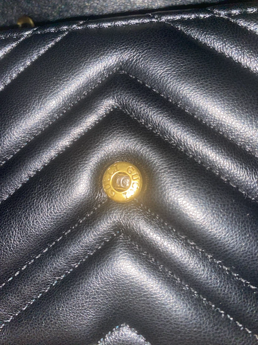 Gucci Black Leather Marmont Matelassé Mini Bag - photo 3