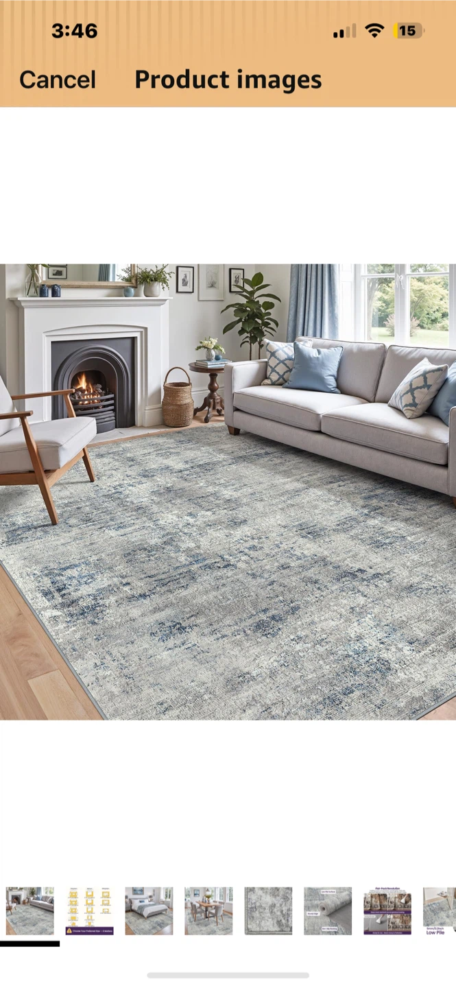 Low Pile Area Rug