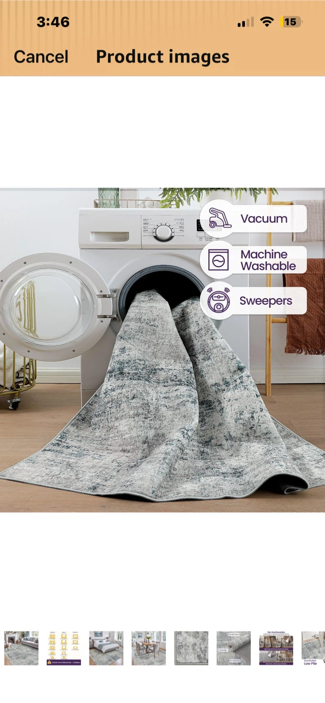 Low Pile Area Rug - photo 4
