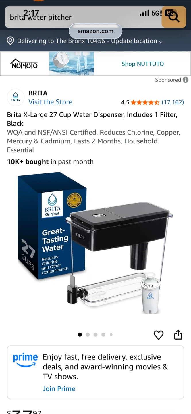 Brita X-Large 27 Cup Water Dispenser - photo 2