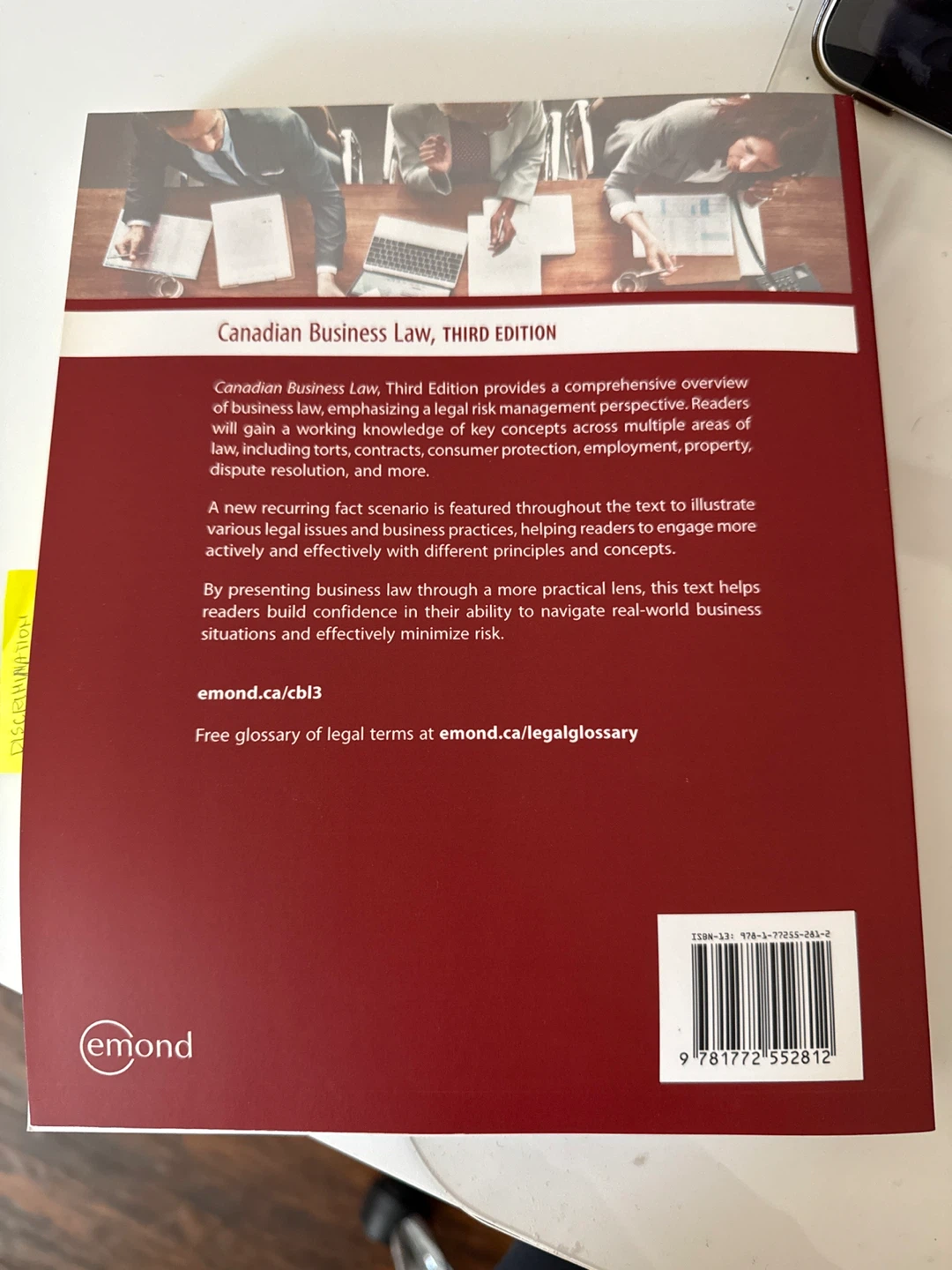 Canadian Business Law Textbook - Third Edition - photo 3