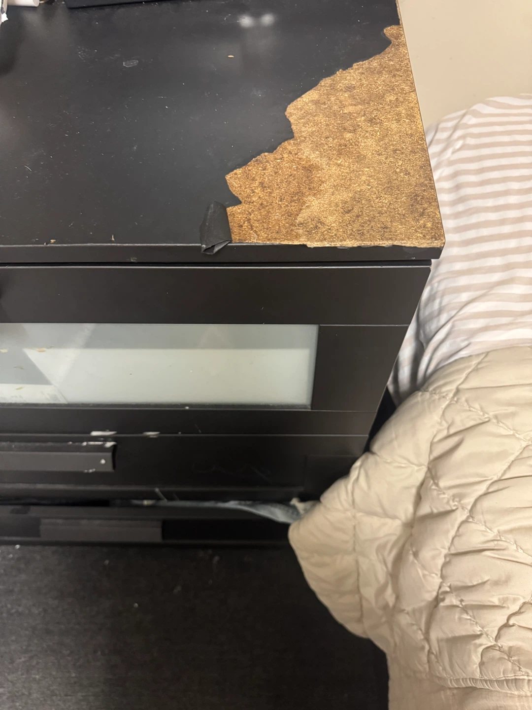 2 IKEA BRIMNES 3-drawer dresser, black - photo 3