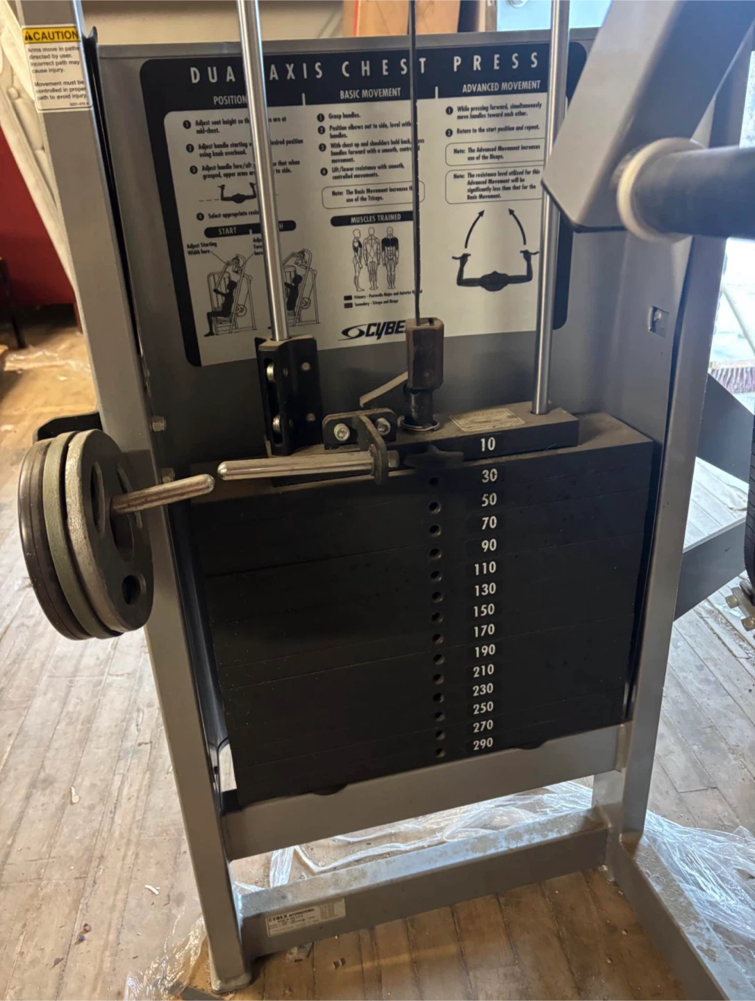 CYBEX Dual Axis Chest Press Machine - photo 3