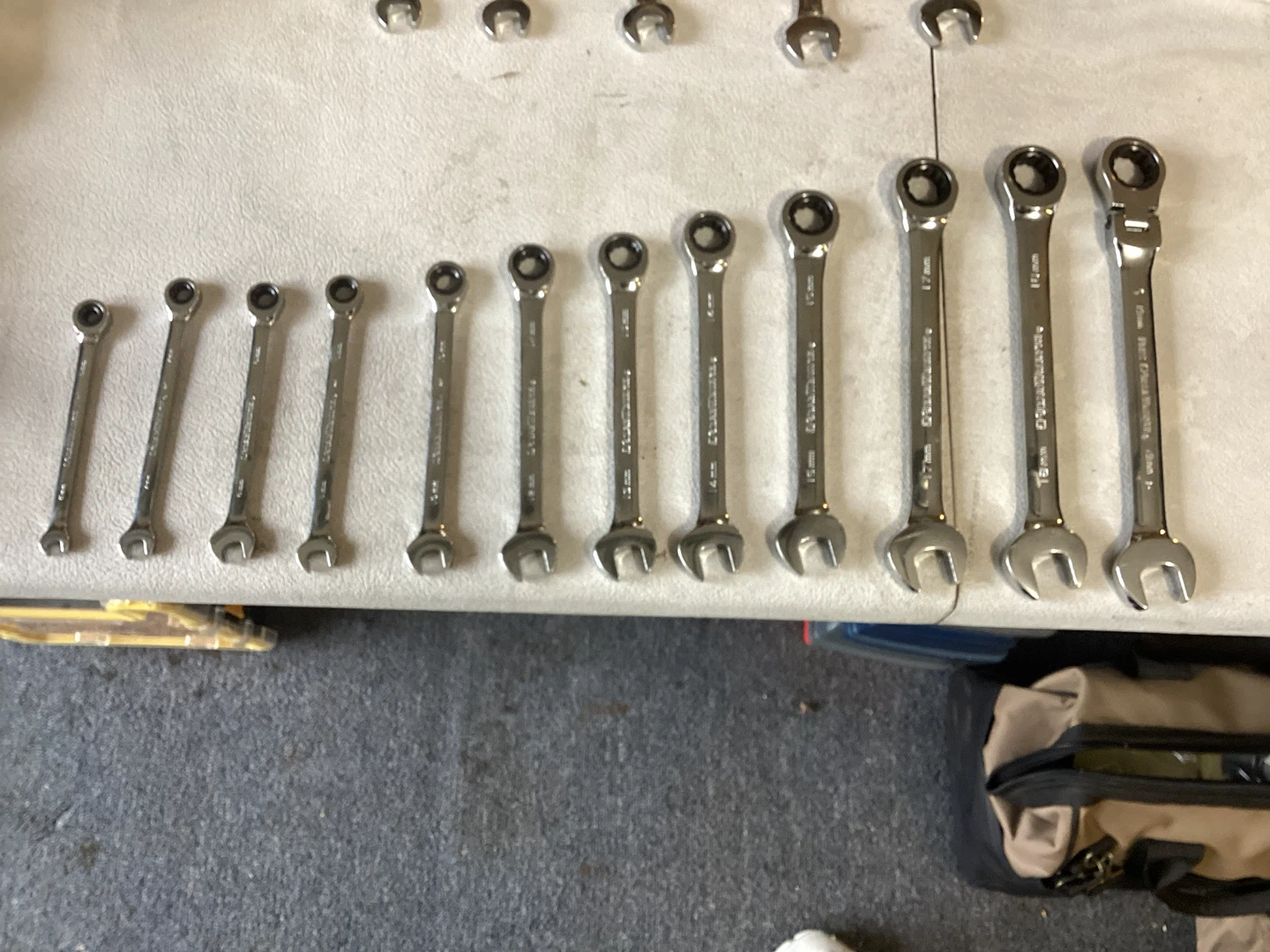GearWrench Ratcheting Wrenches - Metric Set