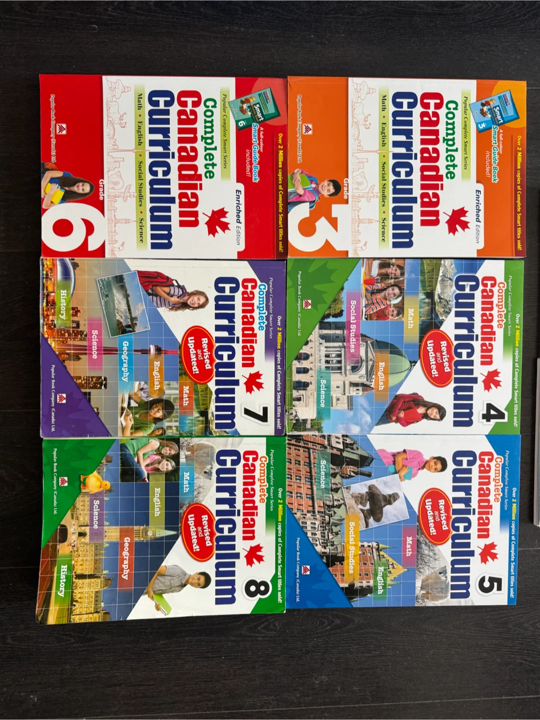 Complete Canadian Curriculum Books (Grades 3-8)