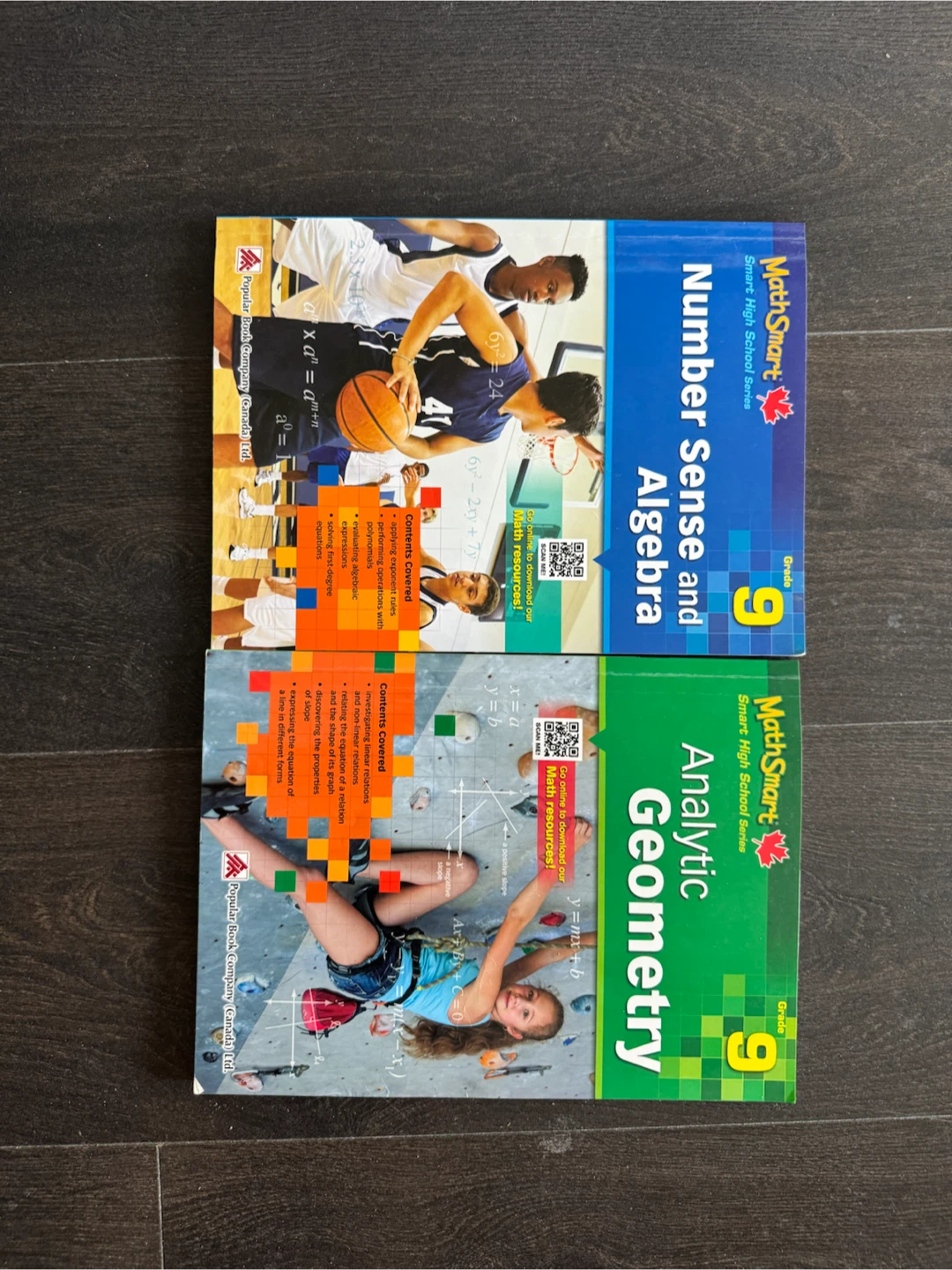 Math G9 Number Sense and Algebra Analytic Geometry Books