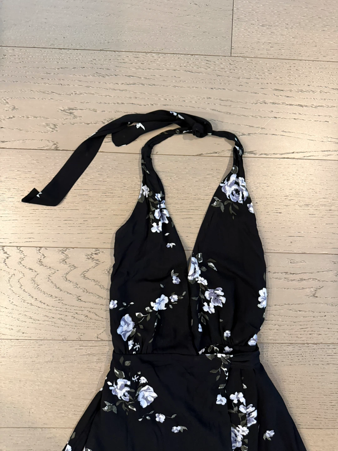 Dynamite Black Floral Maxi Dress - photo 2