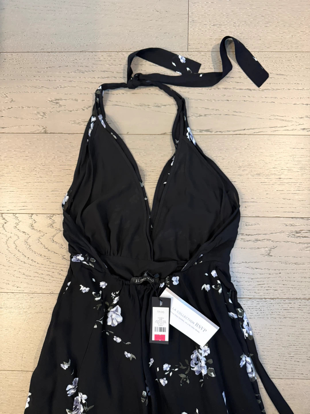 Dynamite Black Floral Maxi Dress - photo 3