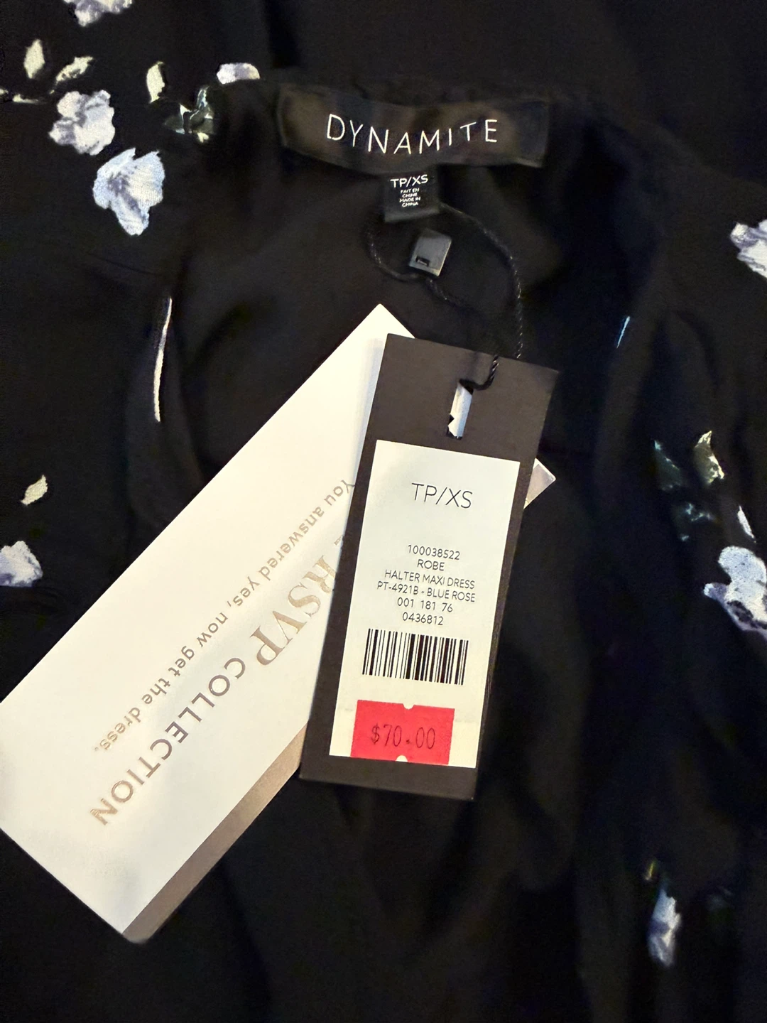 Dynamite Black Floral Maxi Dress - photo 4