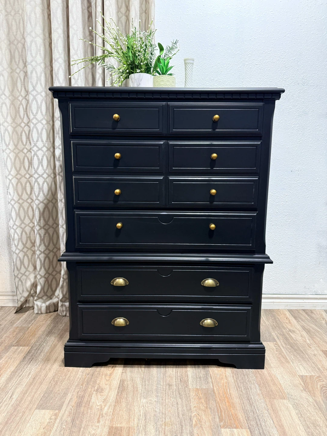 Black Highboy Dresser