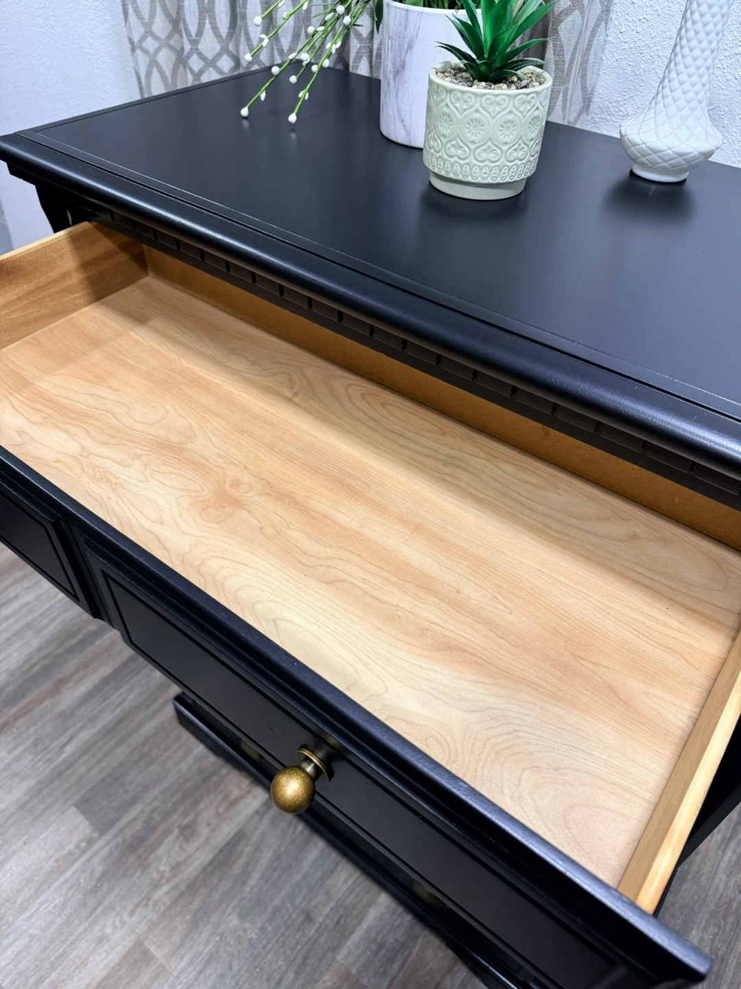 Black Highboy Dresser - photo 3