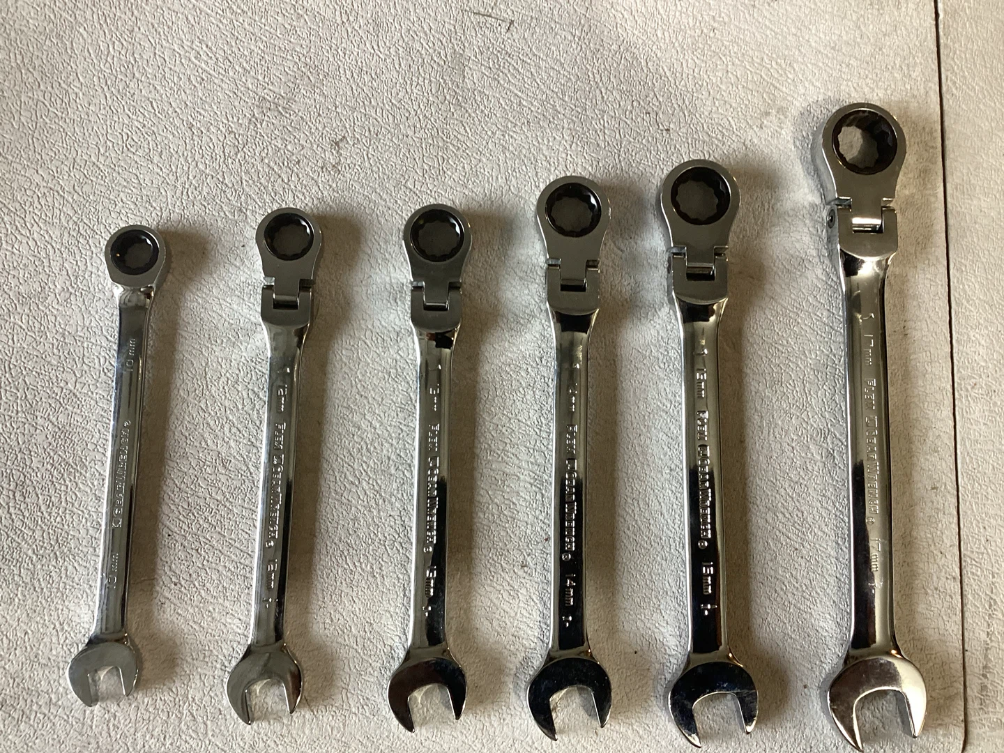 GearWrench 6-piece Flex Ratcheting Wrench Set