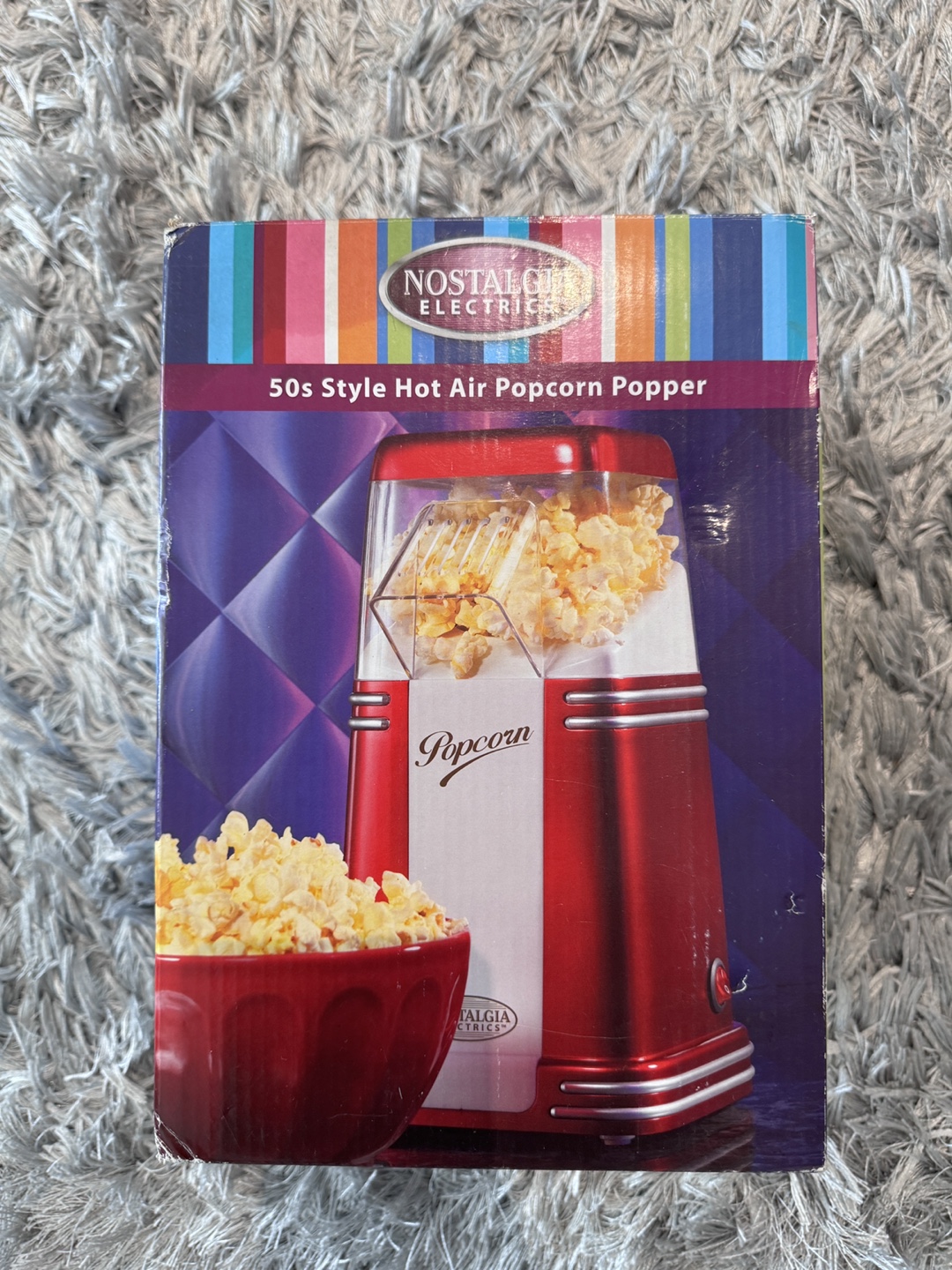 Nostalgia Electrics 50s Style Hot Air Popcorn Popper
