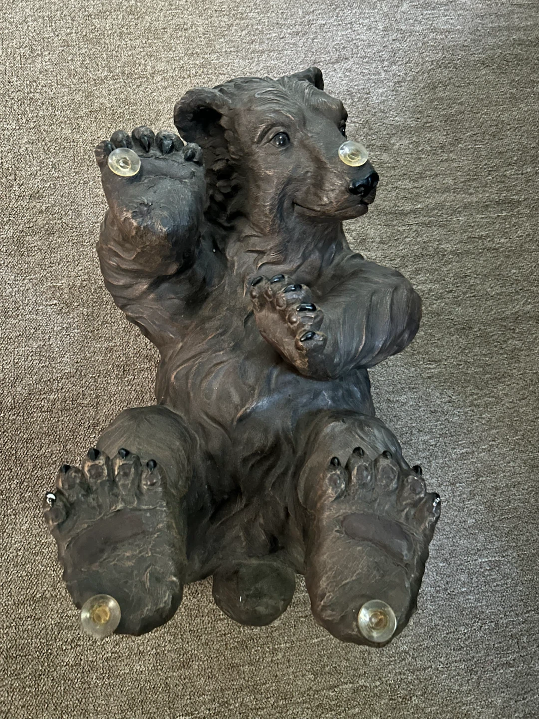 Bear Side Table with Glass Top - photo 2