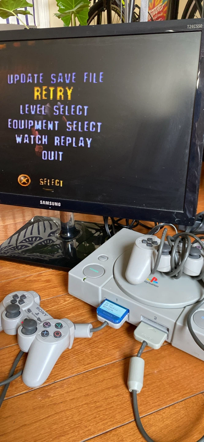 Sony PlayStation 1 Console with Controllers and Memory Card - photo 5