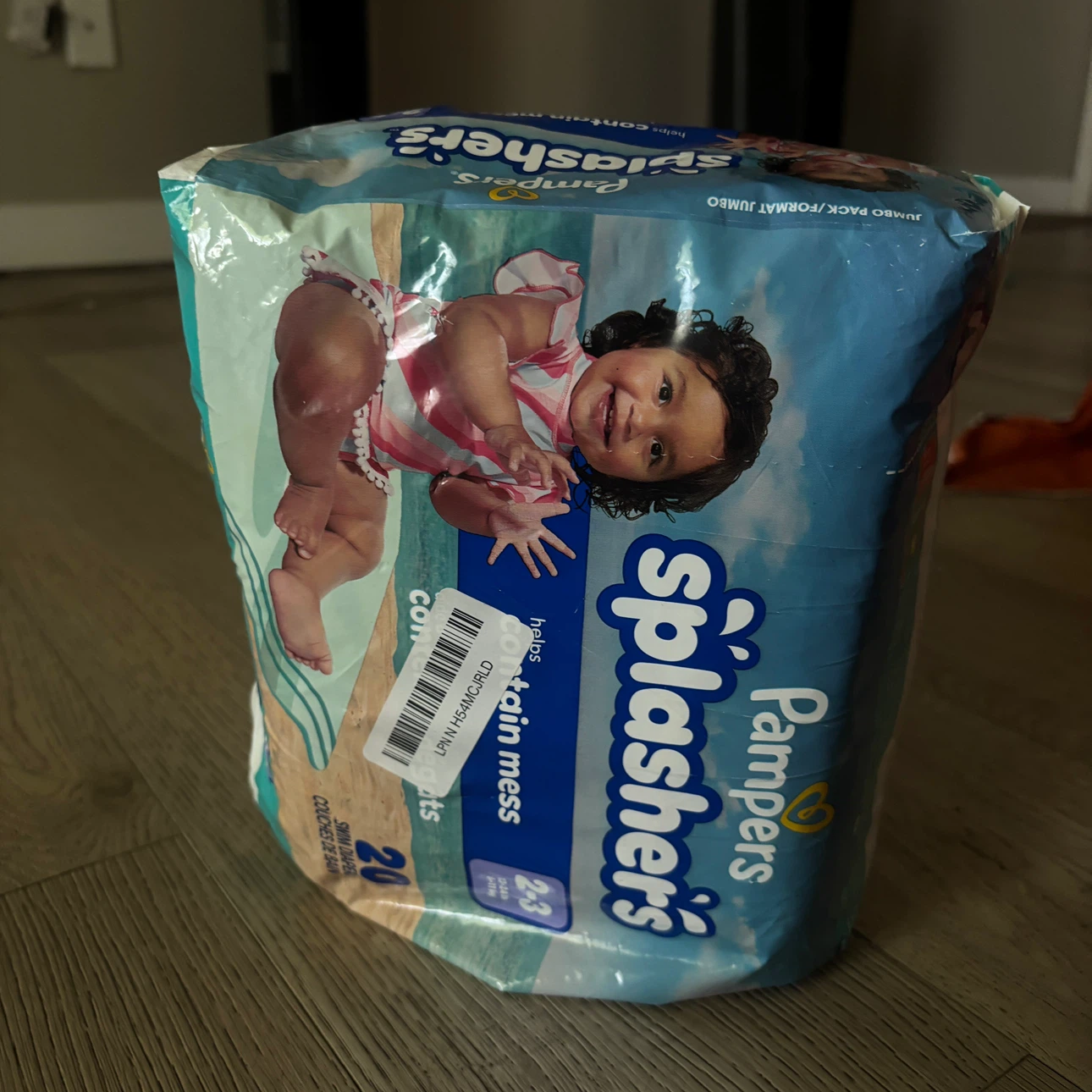 Pampers Splashers Swim Diapers Size 2-3 Jumbo Pack