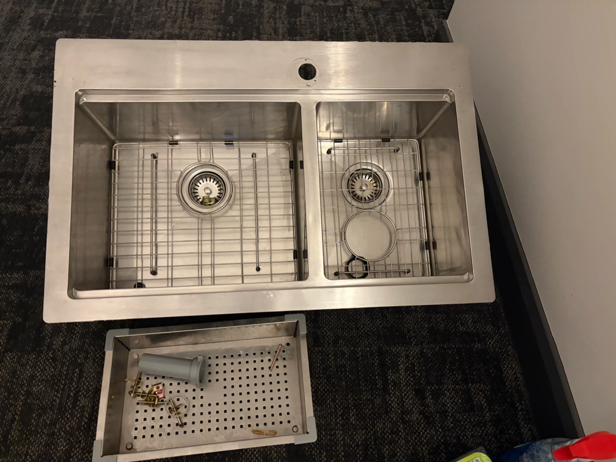 Glacier Bay Double Bowl Stainless Steel Kitchen Sink