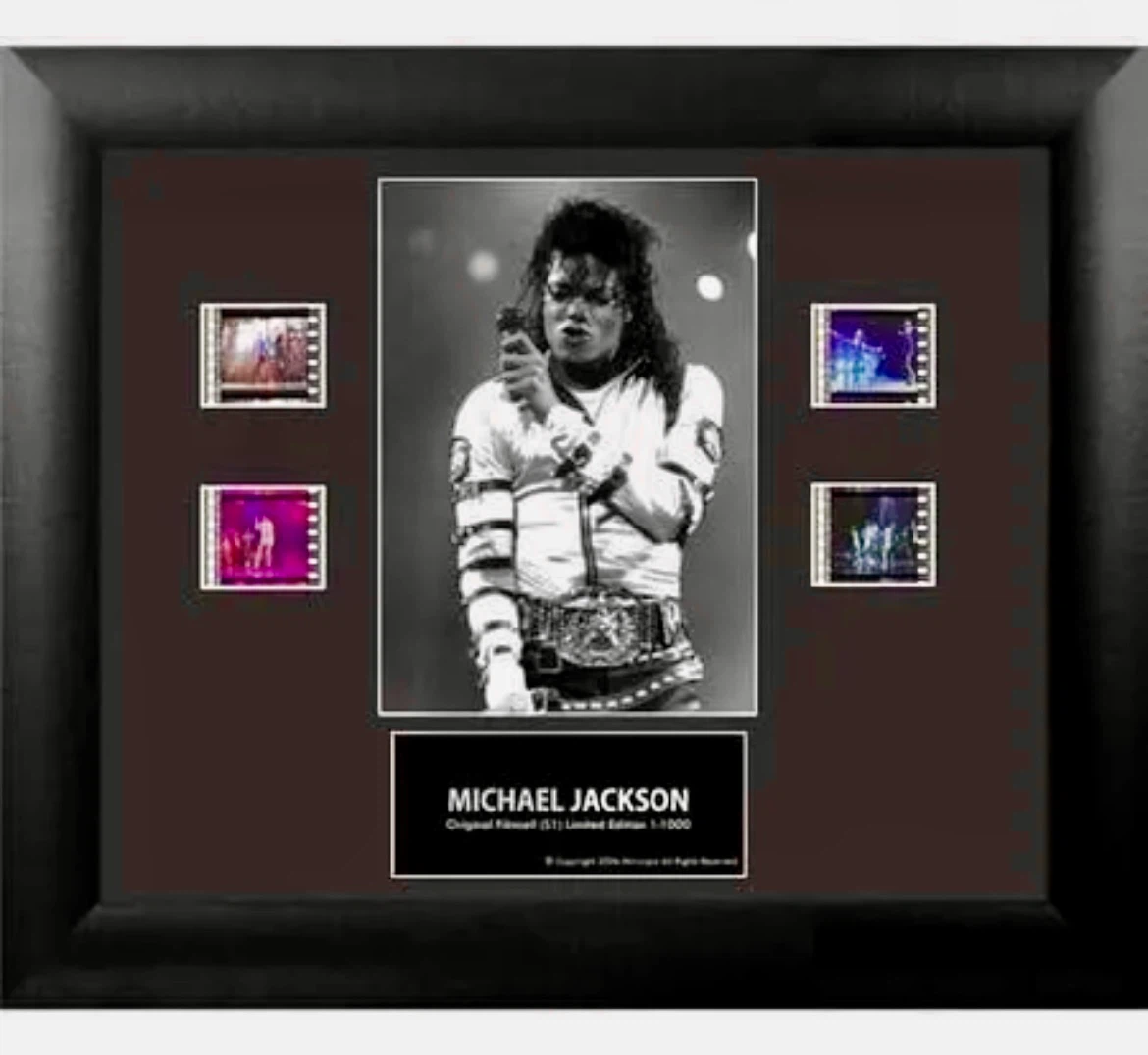 Michael Jackson Film Cells. Limited Edition #168:1000!!!