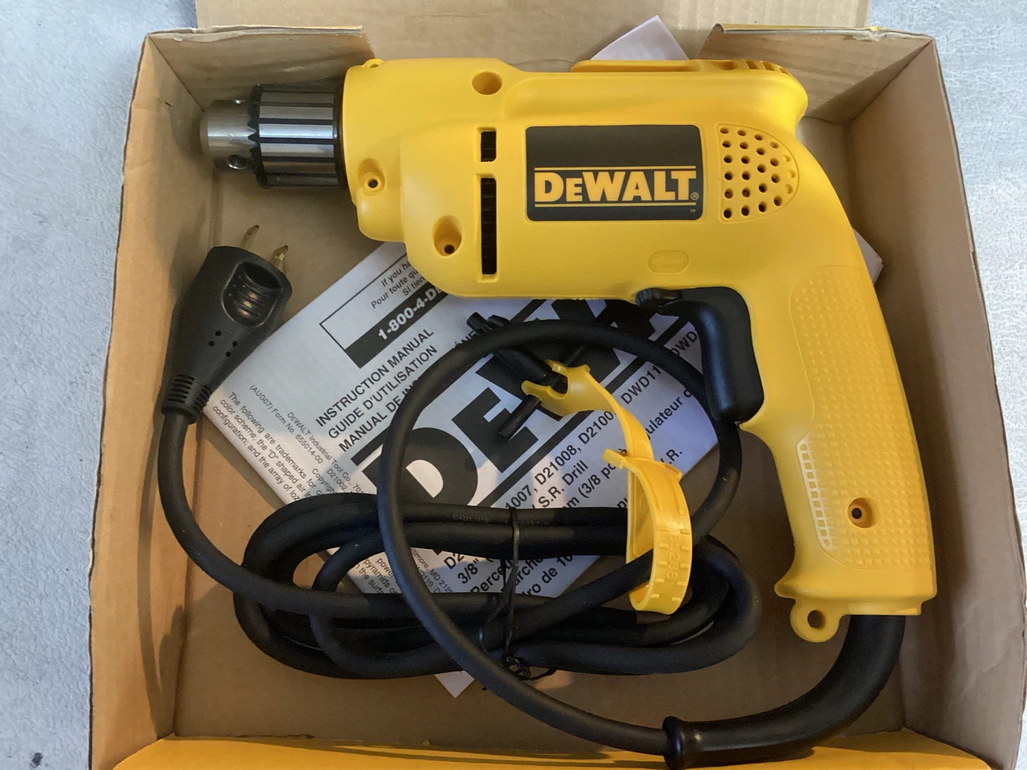 DeWalt Heavy Duty 3/8" Corded Drill - photo 2