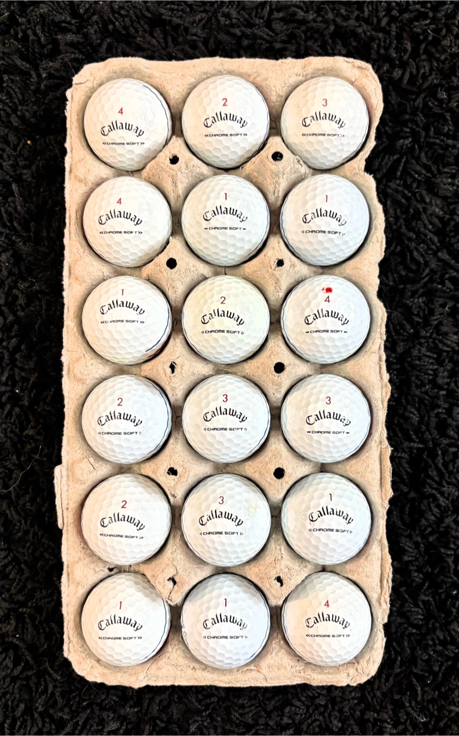 18 Callaway Chrome Soft Triple Track Golf Balls - photo 3